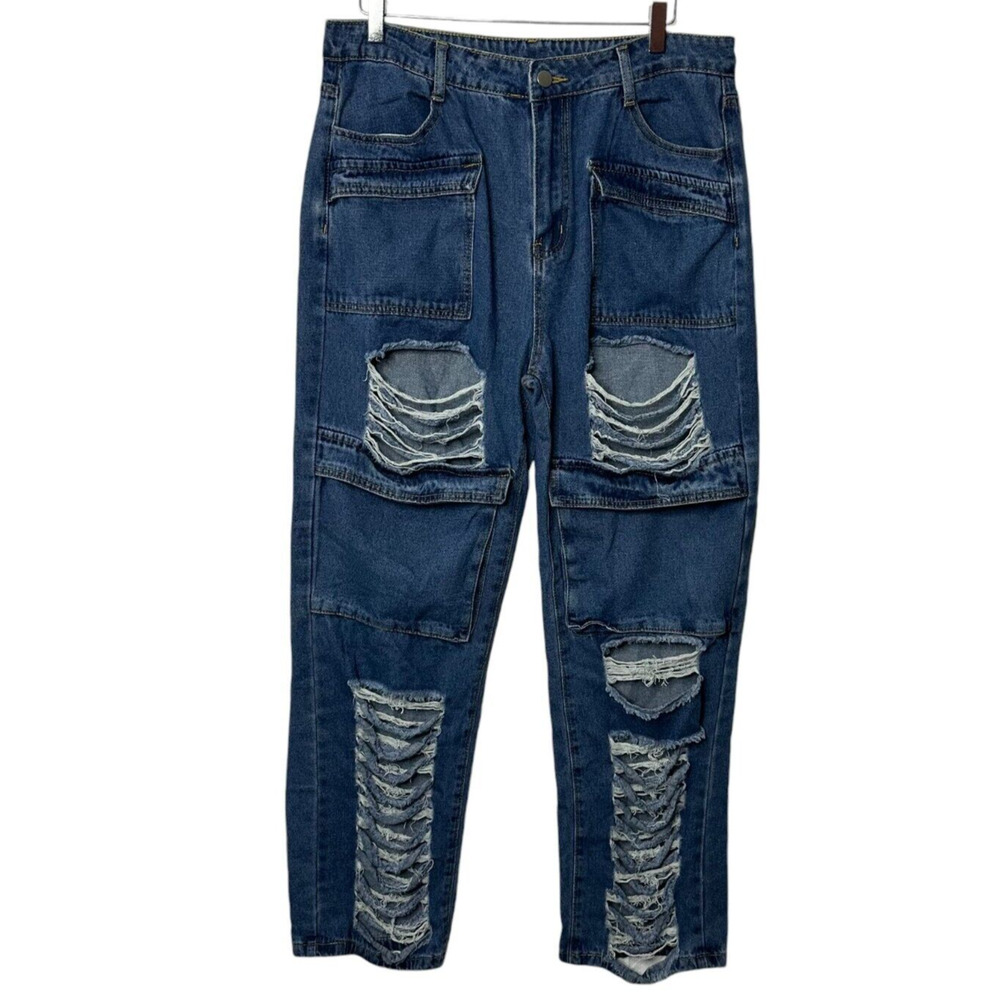 Distressed Blue Women's Jeans